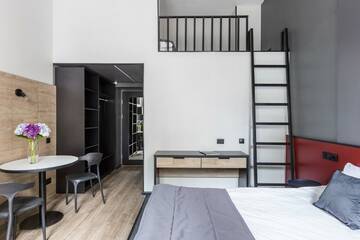 Фото номера Номер студия с 2 двуспальными кроватями Отель Greenfeel Smolensk г. Смоленск 2