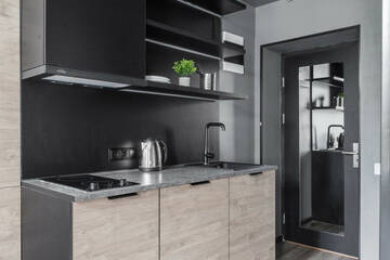 Фото номера Улучшенный с двуспальной кроватью и мини-кухней Отель Greenfeel Smolensk г. Смоленск 4