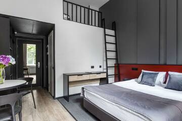 Фото номера Номер студия с 2 двуспальными кроватями Отель Greenfeel Smolensk г. Смоленск 3
